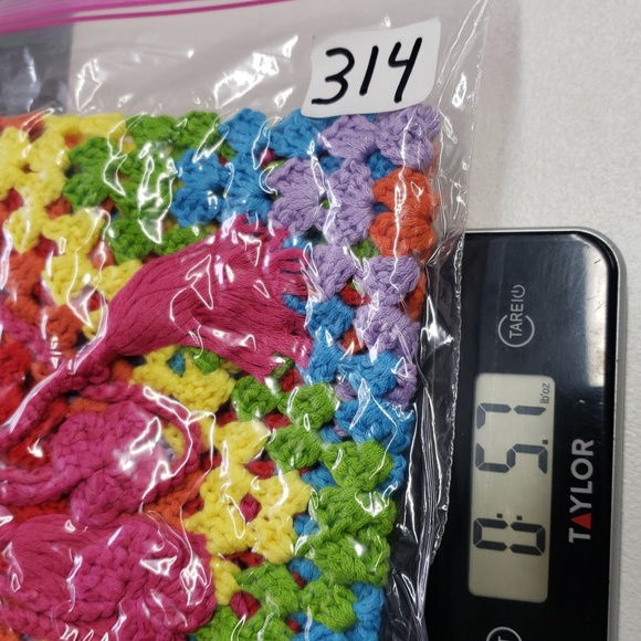 Color Block Open Knit Tassel Tie Backless Knot Waist Cami Romper Women's Size 6 - Picture 13 of 13